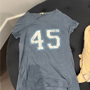 Club Monaco Blue Graphic Tee